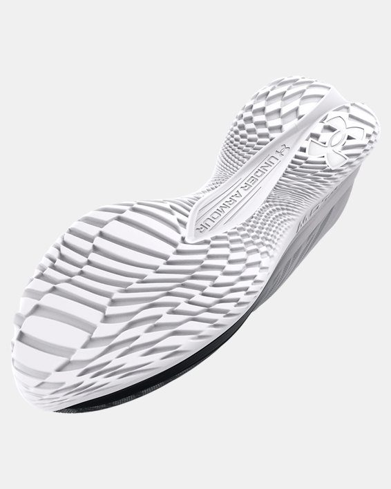 Unisex UA Flow Velociti Elite Running Shoes, White, pdpMainDesktop image number 4